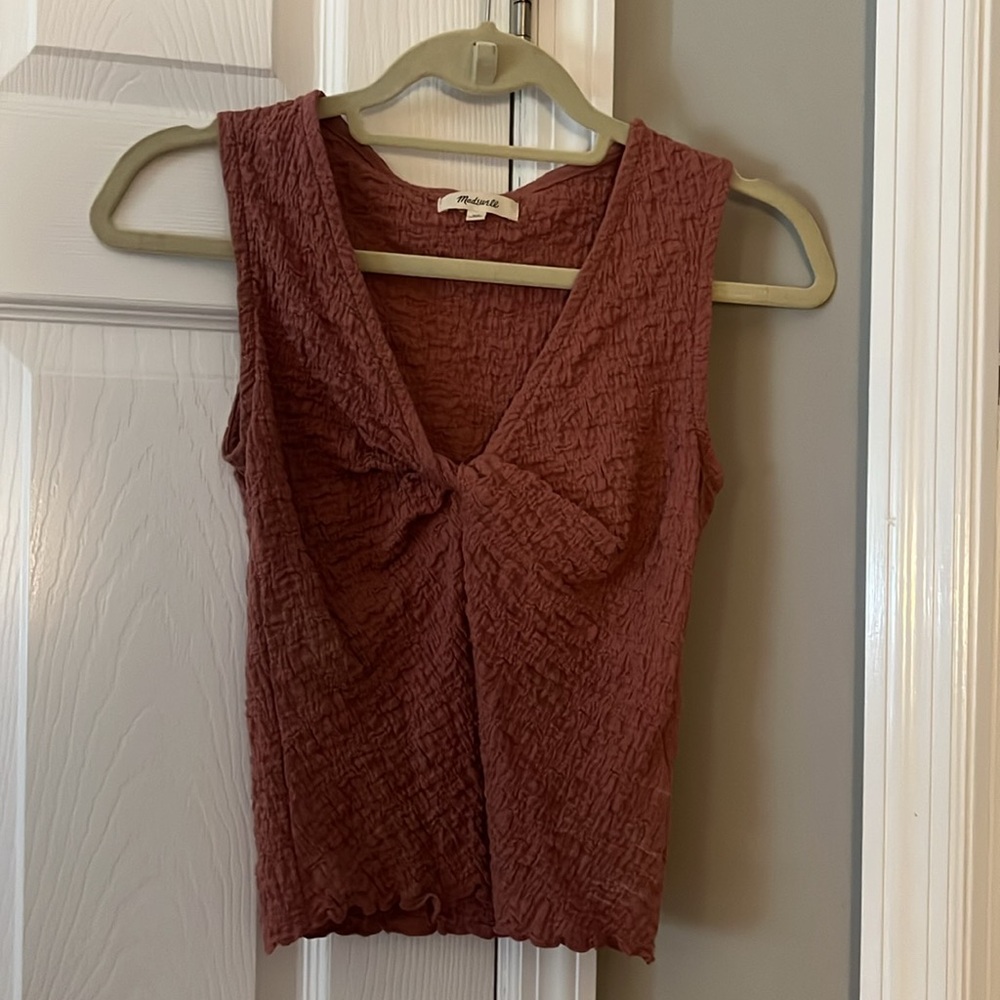 Madewell Textured Sleeveless Top